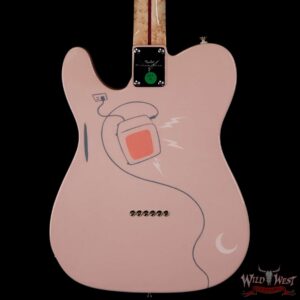 2020 NAMM Fender Custom Shop Dale Wilson Masterbuilt 50’s Pink Special Telecaster NOS Artwork by Chris Schnabel One of Kind - Image 6