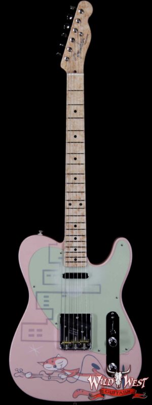 2020 NAMM Fender Custom Shop Dale Wilson Masterbuilt 50’s Pink Special Telecaster NOS Artwork by Chris Schnabel One of Kind