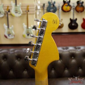 Fender Custom Shop Jason Smith Masterbuilt 1969 Stratocaster Heavy Relic Reverse Head Rosewood Board Olympic White - Image 14