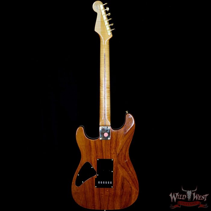 Fender Custom Shop 2018 NAMM #2005 Apprentice Built Roasted Ash Stratocaster NOS Koa Top Flame Maple Neck by Carlos Lopez - Image 6