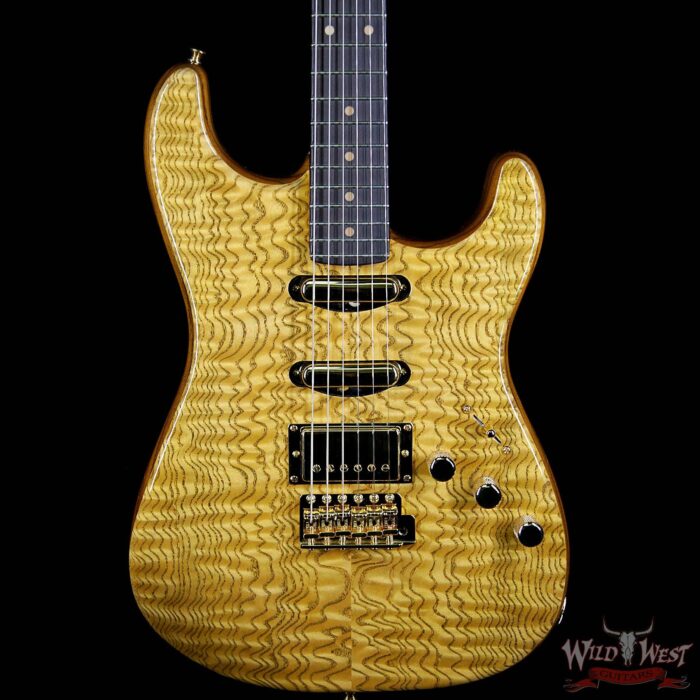 Fender Custom Shop Paul Waller Masterbuilt Artisan Stratocaster HSS Tamo Ash Top African Blackwood Board - Image 3