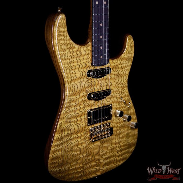 Fender Custom Shop Paul Waller Masterbuilt Artisan Stratocaster HSS Tamo Ash Top African Blackwood Board - Image 5
