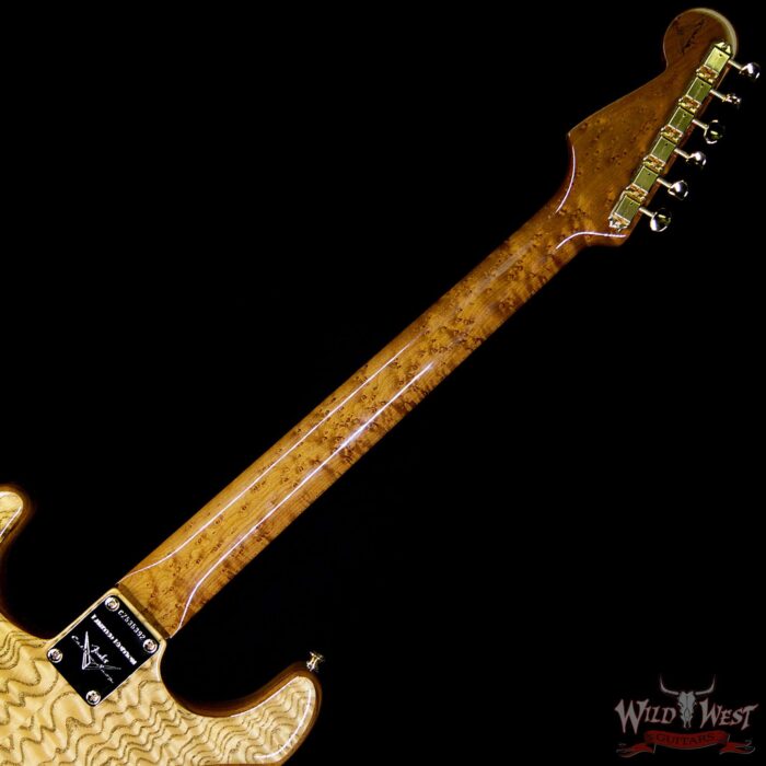 Fender Custom Shop Paul Waller Masterbuilt Artisan Stratocaster HSS Tamo Ash Top African Blackwood Board - Image 13