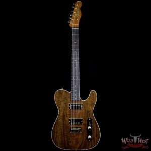Fender Custom Shop Masterbuilt Paul Waller Artisan Claro Walnut Telecaster HH Birdseye Maple Neck African Blackwood Board - Image 6