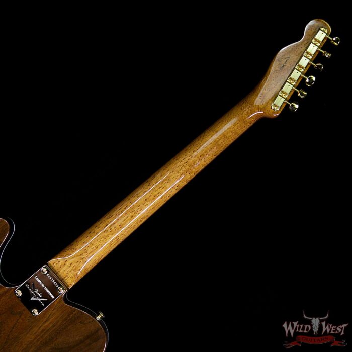 Fender Custom Shop Masterbuilt Paul Waller Artisan Claro Walnut Telecaster HH Birdseye Maple Neck African Blackwood Board - Image 13