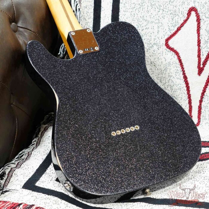 Fender Brad Paisley Esquire Road Worn Black Sparkle 6.15 LBS - Image 9