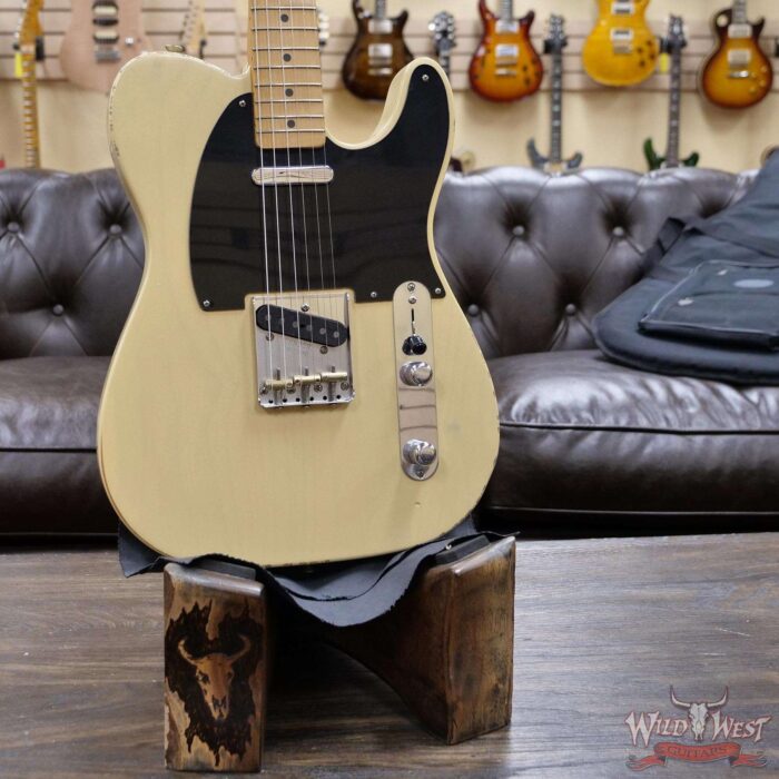 Fender Vintera Road Worn ‘50s Telecaster Maple Fingerboard Vintage Blonde - Image 6