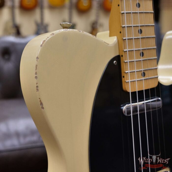 Fender Vintera Road Worn ‘50s Telecaster Maple Fingerboard Vintage Blonde - Image 7