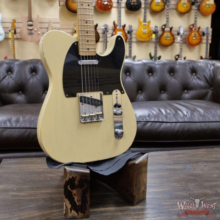 Fender Vintera Road Worn ‘50s Telecaster Maple Fingerboard Vintage Blonde - Image 6