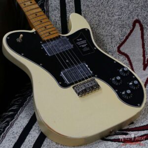 Fender Vintera Road Worn ‘70s Telecaster Deluxe Maple Fingerboard Olympic White - Image 8