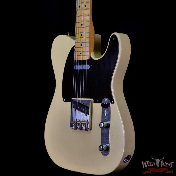 2021 Fender 75th Vintera Road Worn ‘50s Telecaster Maple Fingerboard Vintage Blonde - Image 2