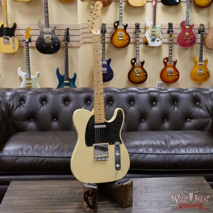 2021 Fender 75th Vintera Road Worn ‘50s Telecaster Maple Fingerboard Vintage Blonde - Image 4