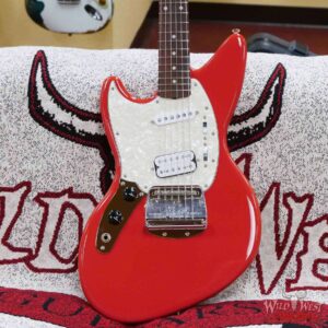 Fender Kurt Cobain Jag-Stang Rosewood Fingerboard Fiesta Red Left-Hand Lefty - Image 6