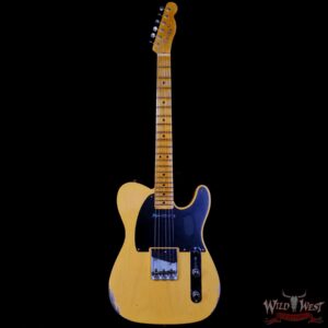 Fender Custom Shop 1951 Nocaster Ash Body Maple Neck Relic Faded Aged Nocaster Blonde 7.00 lbs - Image 3
