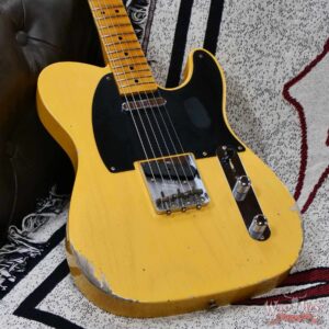 Fender Custom Shop 1951 Nocaster Ash Body Maple Neck Relic Faded Aged Nocaster Blonde 7.00 lbs - Image 8