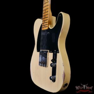 Fender Custom Shop 1951 Nocaster Ash Body Maple Neck Relic Faded Aged Nocaster Blonde 7.05 lbs - Image 2