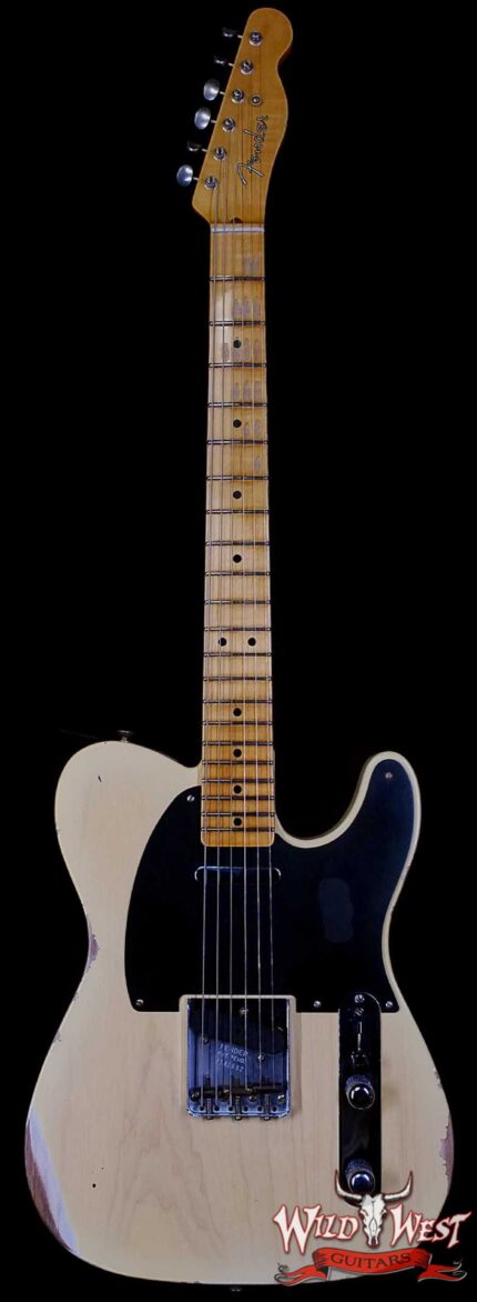 Fender Custom Shop 1951 Nocaster Ash Body Maple Neck Relic Faded Aged Nocaster Blonde 7.05 lbs