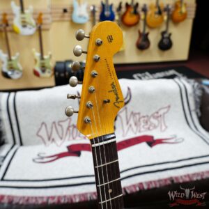 Fender Custom Shop 1962 Stratocaster Hand-Wound Pickups AAA Dark Rosewood Slab Board Heavy Relic Lake Placid Blue 7.90 - Image 8