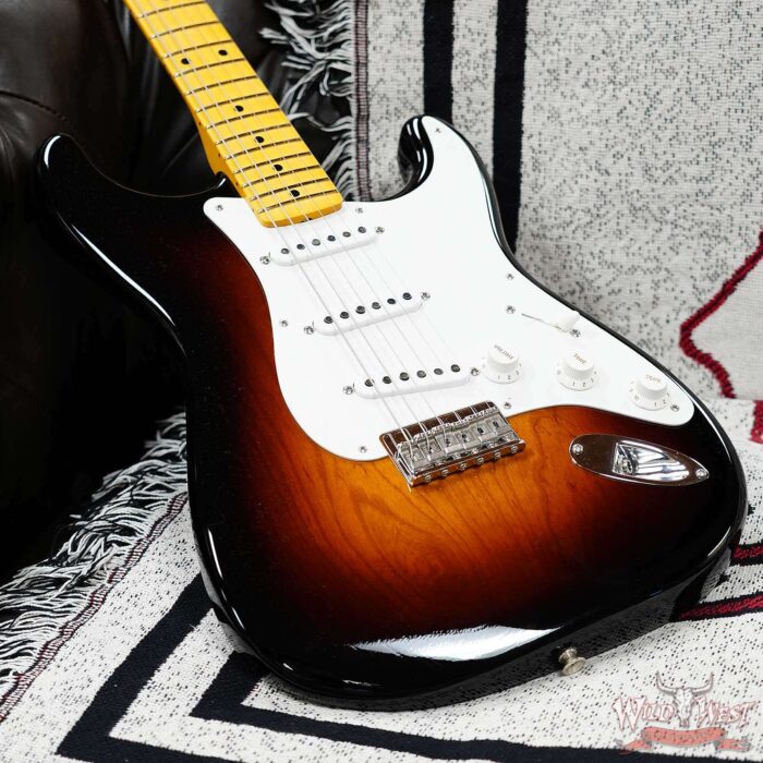 Fender Custom Shop Vintage Custom ‘55 1955 Hardtail Stratocaster Time Capsule Package Wide Fade 2 Tone Sunburst 7.55 LBS - Image 7