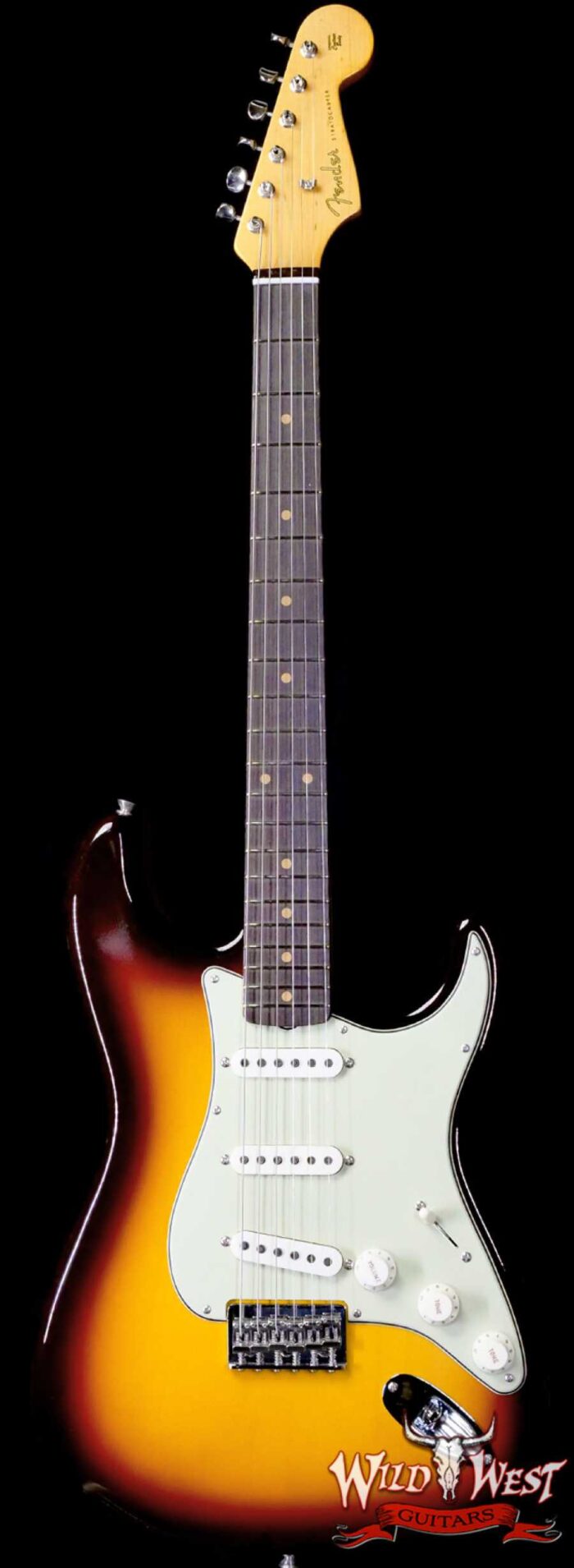Fender Custom Shop Vintage Custom ‘59 1959 Hardtail Stratocaster Time Capsule Package TCP Chocolate 3-Color Sunburst 6.65 LBS - Image 1