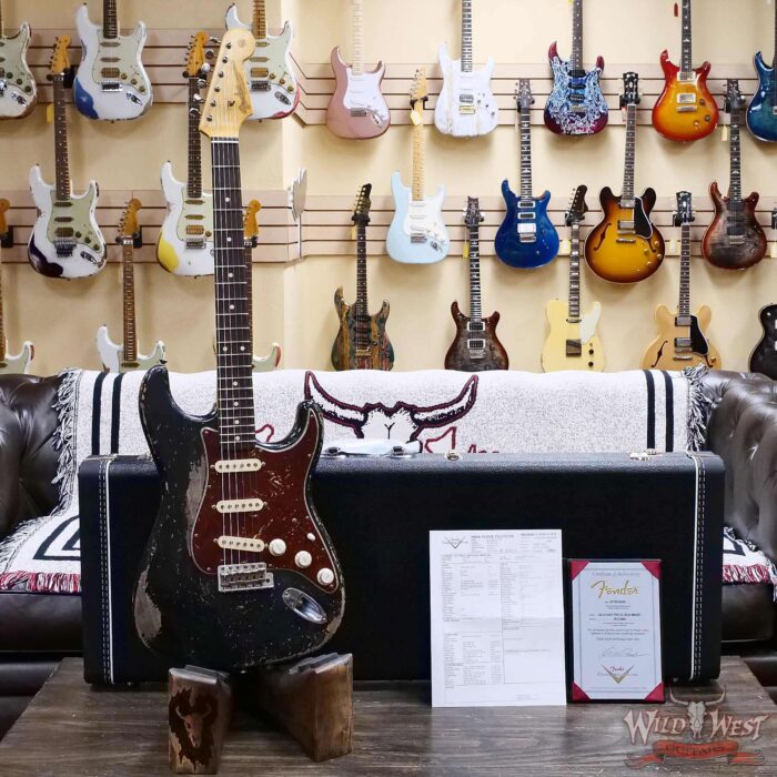 Fender Custom Shop Greg Fessler Masterbuilt 1962 Stratocaster Josefina Hand-Wound Pickups Relic Bkack 7.40 LBS - Image 6