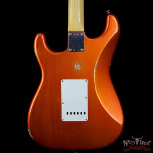 Fender Custom Shop 1962 Stratocaster Relic HSS EVH Pickup Rosewood Fingerboard Orange - Image 7