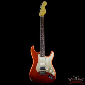 Fender Custom Shop 1962 Stratocaster Relic HSS EVH Pickup Rosewood Fingerboard Orange - Image 5
