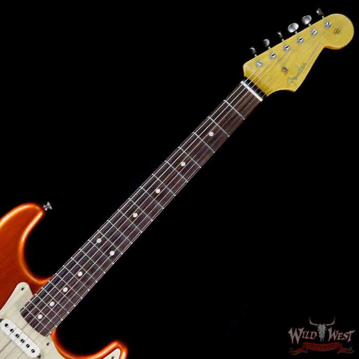 Fender Custom Shop 1962 Stratocaster Relic HSS EVH Pickup Rosewood Fingerboard Orange - Image 9