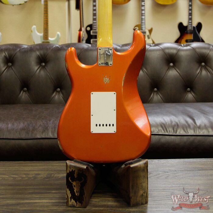 Fender Custom Shop 1962 Stratocaster Relic HSS EVH Pickup Rosewood Fingerboard Orange - Image 14