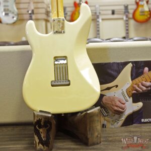 Fender USA Eric Johnson Signature Stratocaster Thinline Semi-Hollow Body Maple Neck Vintage White - Image 9
