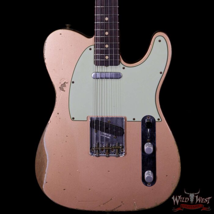 Fender Custom Shop Road Show Exclusive L Series 1964 Telecaster Heavy Relic Rosewood Board Copper - Image 3