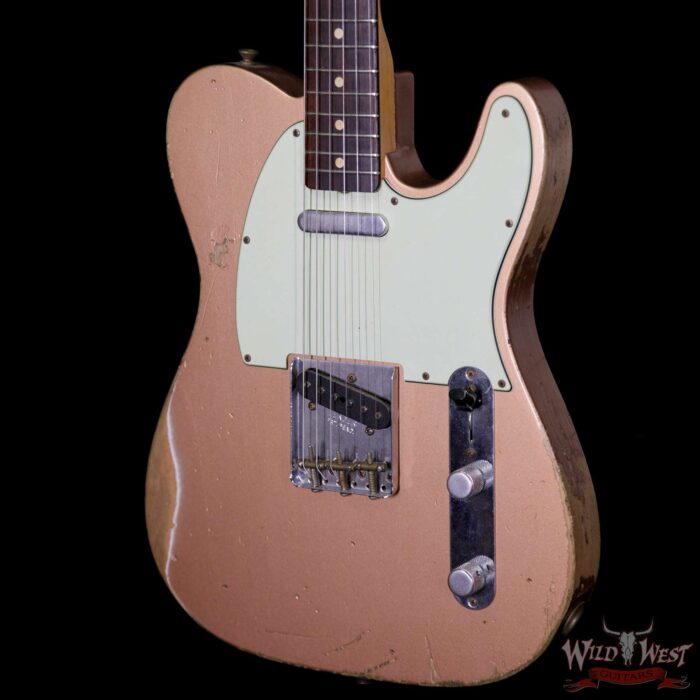 Fender Custom Shop Road Show Exclusive L Series 1964 Telecaster Heavy Relic Rosewood Board Copper - Image 2
