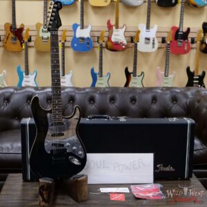 Fender Tom Morello “Soul Power” Stratocaster Floyd Rose Rosewood Fingerboard Black - Image 5