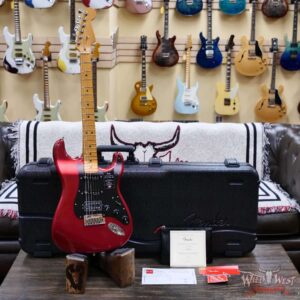 Fender American Ultra II Stratocaster HSS Maple Fingerboard Sinister Red 7.85 LBS - Image 5