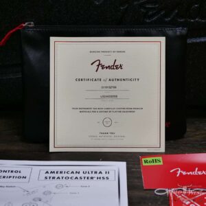 Fender American Ultra II Stratocaster HSS Maple Fingerboard Sinister Red 7.85 LBS - Image 11