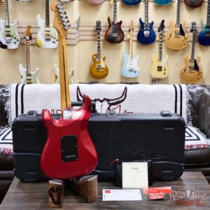 Fender American Ultra II Stratocaster HSS Maple Fingerboard Sinister Red 7.85 LBS - Image 8