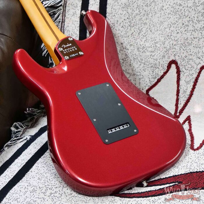 Fender American Ultra II Stratocaster HSS Maple Fingerboard Sinister Red 7.85 LBS - Image 10