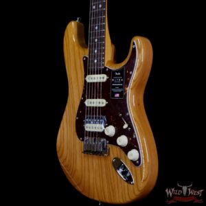 Fender American Ultra Stratocaster HSS Ash Body Rosewood Fingerboard Aged Natural - Image 2