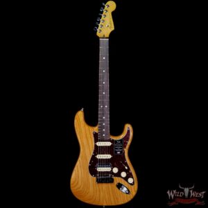 Fender American Ultra Stratocaster HSS Ash Body Rosewood Fingerboard Aged Natural - Image 3