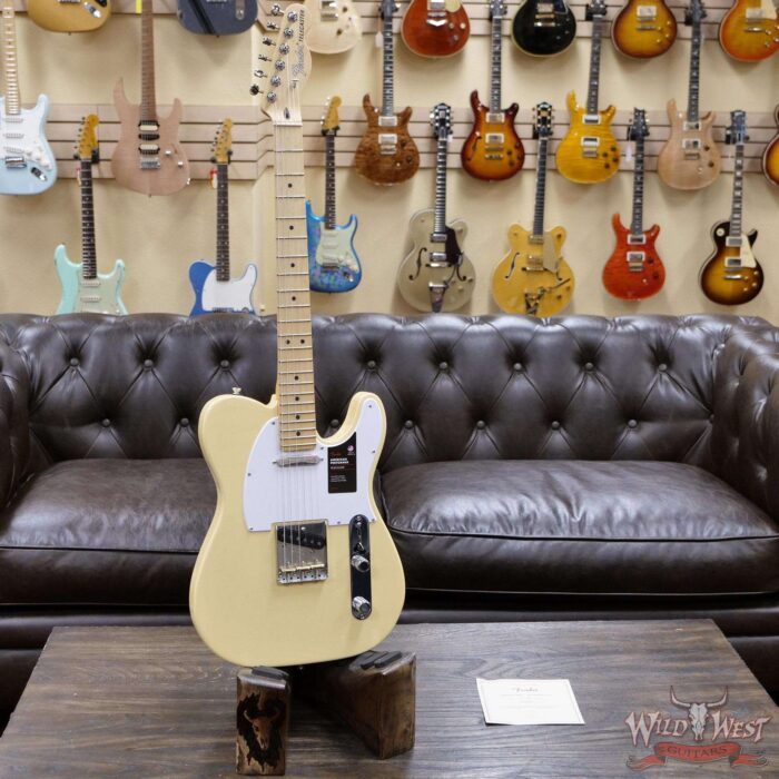 Fender American Performer Telecaster Maple Fingerboard Vintage White - Image 4