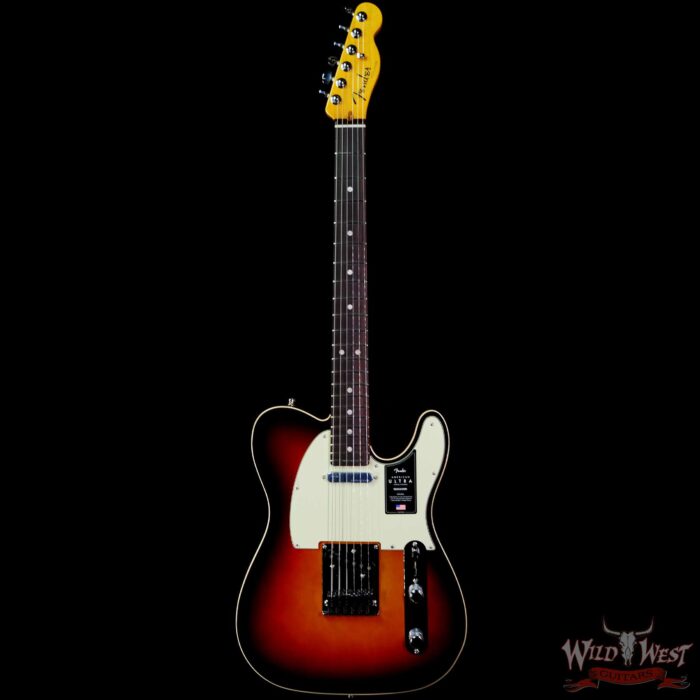 Fender American Ultra Telecaster Rosewood Fingerboard Ultraburst (3 Tone Sunburst) - Image 3
