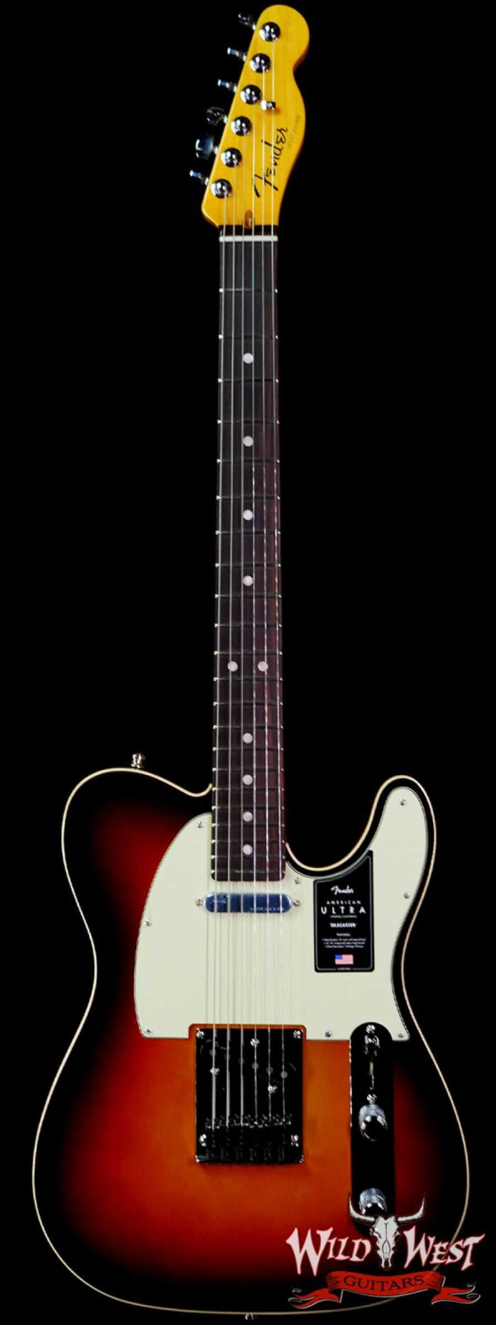 Fender American Ultra Telecaster Rosewood Fingerboard Ultraburst (3 Tone Sunburst) - Image 1