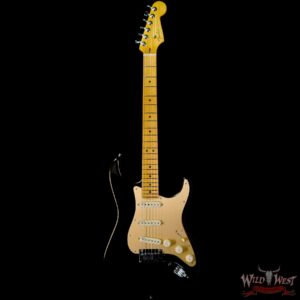 Fender American Ultra Stratocaster SSS Maple Fingerboard with S-1 Switch Texas Tea - Image 3