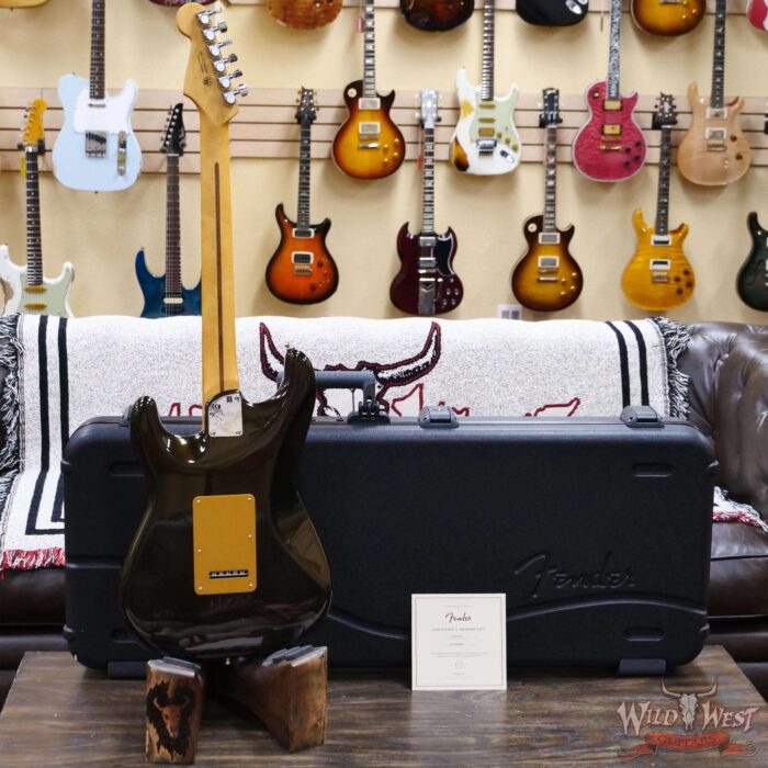 Fender American Ultra Stratocaster SSS Maple Fingerboard with S-1 Switch Texas Tea - Image 9