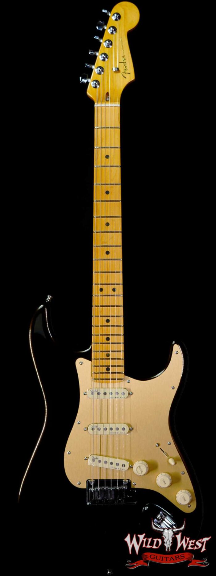 Fender American Ultra Stratocaster SSS Maple Fingerboard with S-1 Switch Texas Tea - Image 1