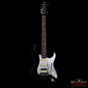 Fender American Ultra Luxe Stratocaster Floyd Rose HSS Rosewood Fingerboard Mystic Black (Blemish) - Image 3