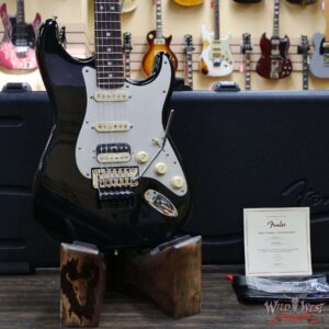 Fender American Ultra Luxe Stratocaster Floyd Rose HSS Rosewood Fingerboard Mystic Black (Blemish) - Image 8