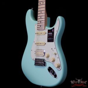 Fender American Performer Stratocaster HSS Maple Fingerboard Satin Surf Green - Image 2