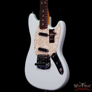 Fender American Performer Mustang Rosewood Fingerboard Satin Sonic Blue - Image 2