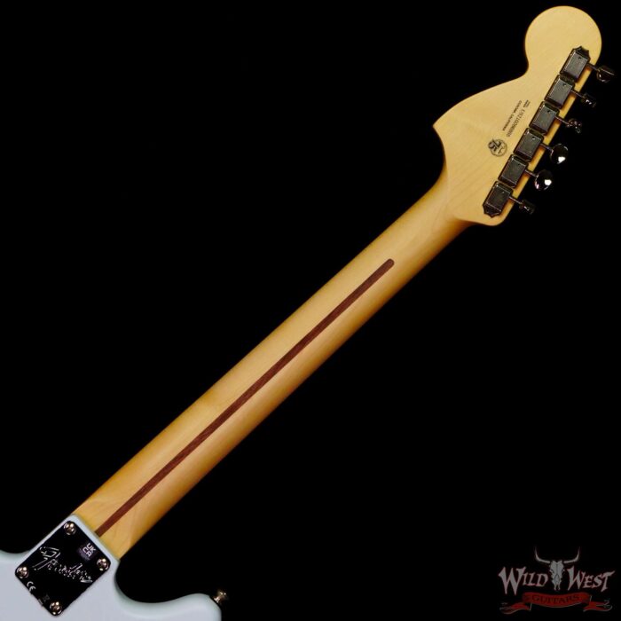 Fender American Performer Mustang Rosewood Fingerboard Satin Sonic Blue - Image 5